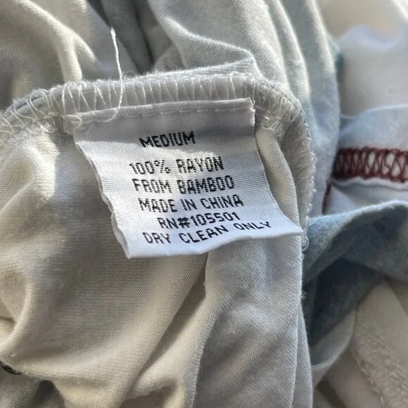 DOUBLE D RANCH Embroidered/Beaded Wolf in Head Dress Tee/Tunic: NWOT; MEDIUM - Picture 9 of 9